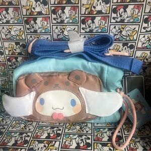 Sanrio Cinnamoroll Cosplay Costume Water Bottle Sling NWT